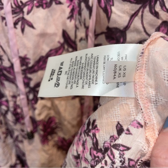 Free People Sunbaked Swing Dress in Peach Combo - Picture 8 of 10